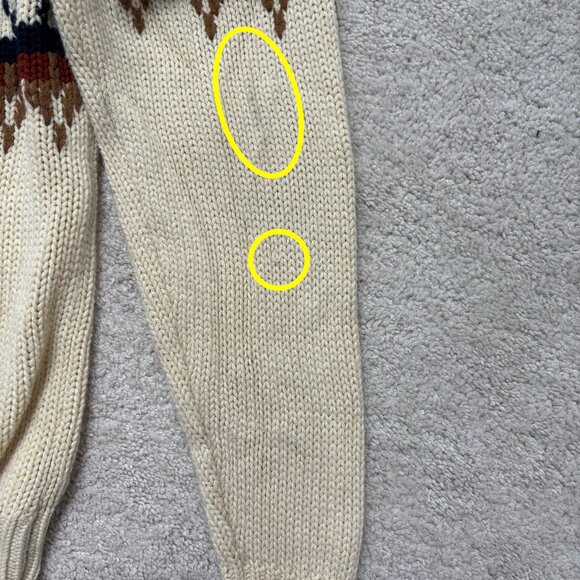 Vintage GAP Nordic Fair Isle Ski Sweater XL - Picture 8 of 13